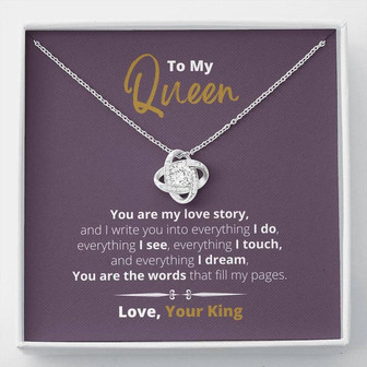You Are My Love Story - Love Knot Necklace - Thegiftio UK