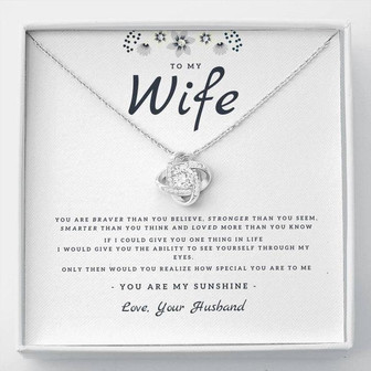 You Are My Sunshine - Love Knot Necklace - Thegiftio UK