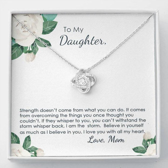 You Are The Storm - Love Knot Necklace - Thegiftio UK