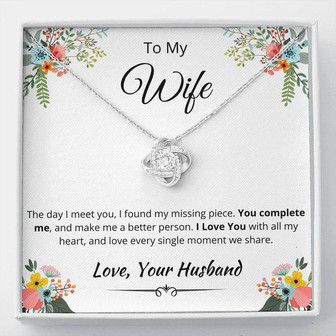 You Complete Me - Love Knot Necklace - Thegiftio UK
