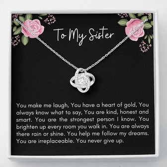 You Make Me Laugh - Love Knot Necklace - Thegiftio UK