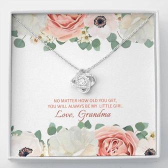 You Will Always Be Grandma's Little Girl Love Knot Necklace - Thegiftio UK