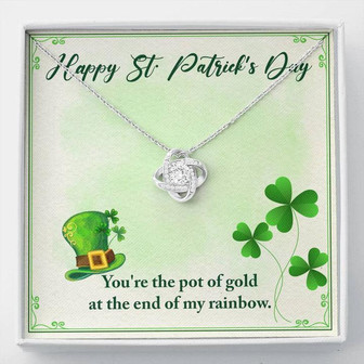 You're The Pot Of Gold - Love Knot Necklace - Thegiftio UK