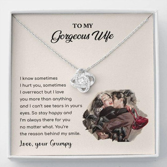 You're The Reason Behind My Smile - Love Knot Necklace 1 - Thegiftio