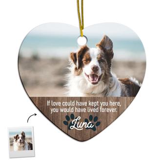 Personalized How I Wish You Were Here Ornament | Ceramic Ornament | Pet Lovers | Christmas Gift | Christmas Memorial Ornaments - Thegiftio UK