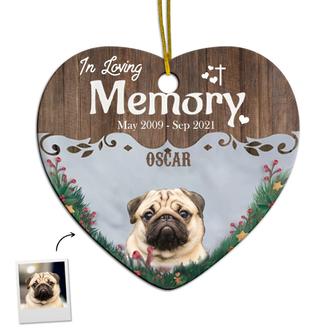 Personalized In Loving Memory Ornament | Ceramic Ornament | Pet Memories | Christmas Gifts For Pet Lover | Christmas Memorial Ornaments - Thegiftio UK