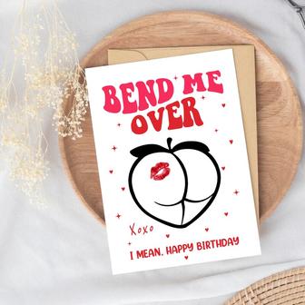 Funny Birthday Cards, Bend Me Over Greeting Card, Funny Husband Card | Mazezy UK