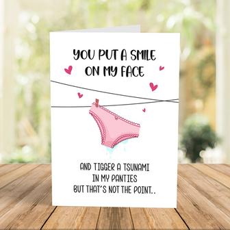 Funny Card, Naughty Love Card, Funny Card for Him, Naughty Card for Him | Mazezy UK