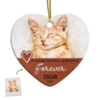 Personalized By Our Side In Our Heart Ornament | MDF Ornament | Gift For Pet | Christmas | Pet Christmas Ornaments - Thegiftio UK