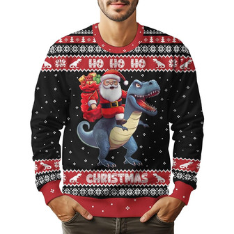 Santa Ho ho ho Gifts for Christmas, Unique Christmas Ugly Sweater for Men Women - Thegiftio UK