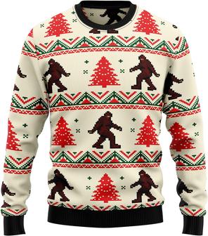 Bigfoot 3 Unisex Ugly Christmas Sweater for Men , Ugly Christmas sweatshirt Funny - Thegiftio UK