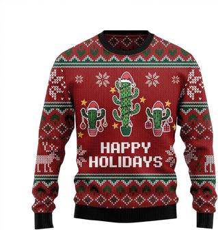 Cactus Christmas, 27 Ugly Christmas Sweaters for Women - Thegiftio UK