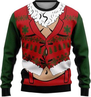Christmas, 10 Ugly Christmas Sweaters for Women , Winter Mens Sweater Winter Holiday Crew Neck Shirt 9 - Thegiftio UK