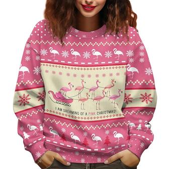 Flamingo Movie Ugly Christmas Sweater for Men Women, Movie Character Crewneck Unisex Holiday Sweater - Thegiftio UK