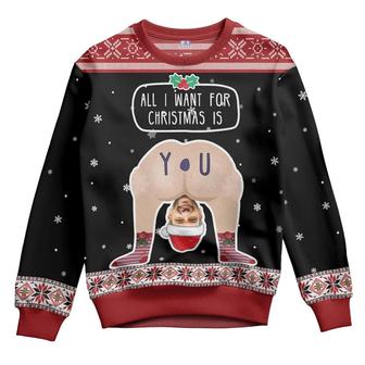 Custom Photo Hilarious Situations Ugly Christmas Sweaters - Thegiftio UK