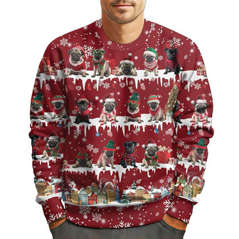 Pug Gifts for Christmas, Movie Ugly Christmas Sweater for Men Women - Thegiftio UK