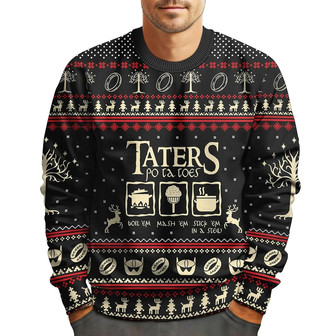 Taters Gifts for Christmas, Movie Ugly Christmas Sweater for Men Women - Thegiftio UK