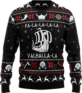 Viking Unisex Ugly Christmas Sweater for Men , Ugly Christmas sweatshirt Funny - Thegiftio