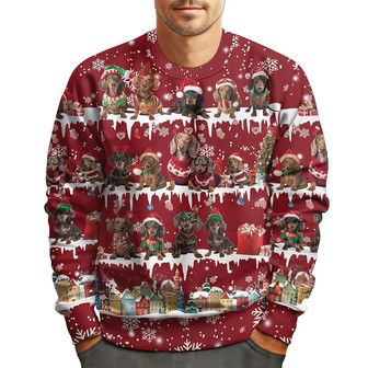 Wiener Gifts for Christmas, Movie Ugly Christmas Sweater for Men Women - Thegiftio UK