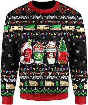 Serious Clark Xmas Coffee Funny Printed Christmas Sweatshirt - Thegiftio UK