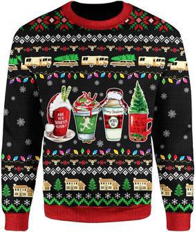 Serious Clark Xmas Coffee Funny Printed Christmas Sweatshirt - Thegiftio UK