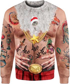 Sg04 Funny Printed Christmas Sweatshirt - Thegiftio UK
