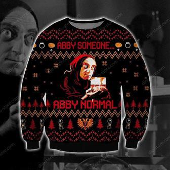 Abby Normal Knitting Pattern Print Ugly Christmas Sweater | Favorety AU