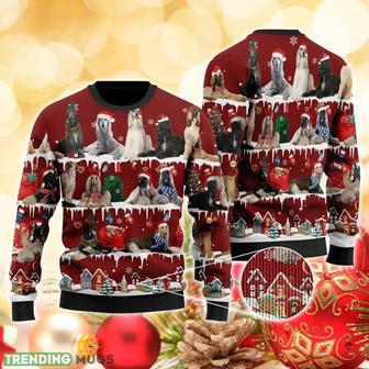 Afghan Hound Sweater Ugly Christmas Sweater For Men Women | Favorety