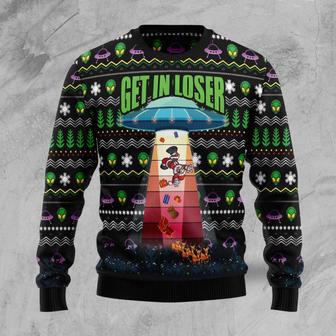 Alien Get In Loser Ugly Christmas Sweater | Favorety CA