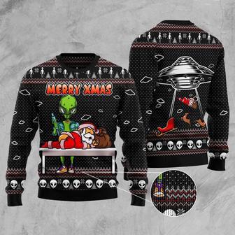 Alien Merry Xmas Ugly Christmas Sweater | Favorety