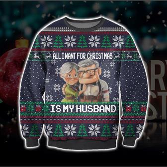 All I Want For Christmas Is My Husband Ugly Christmas Sweater | Favorety CA