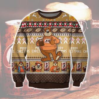 All Over Print A&W Root Beer Since 1919 Ugly Christmas Sweater | Favorety