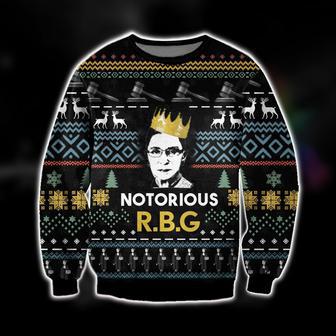 All Over Print Notorious R.B.G Ugly Christmas Sweater | Favorety UK