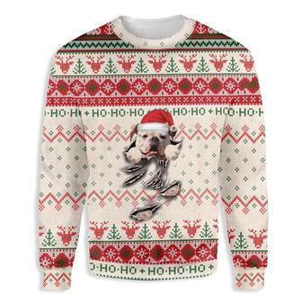 American Bulldog Scratch Ugly Christmas Sweater | Favorety DE