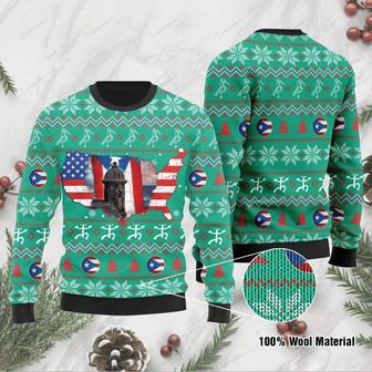 American Puerto Rico Ugly Christmas Sweater | Favorety UK