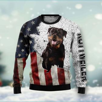 American Rottweiler Ugly Christmas Sweater | Favorety UK