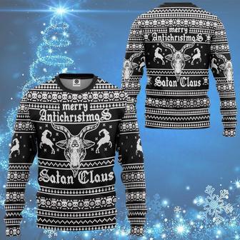 Antichristmas Satan Claus Ugly Christmas Sweater | Favorety CA