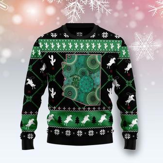 Arizona USA Symbols Pattern Ugly Christmas Sweater | Favorety