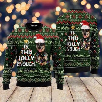 Australian Cattle Dog Jolly Ugly Christmas Sweater For Men & Women | Favorety