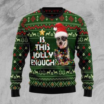 Australian Cattle Dog Jolly Ugly Christmas Sweater | Favorety