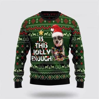 Australian Cattle Dog Jolly Ugly Christmas Sweater, Jumper | Favorety UK