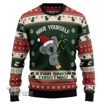 Australian Fair Dinkum Christmas Ugly Christmas Sweater | Favorety DE