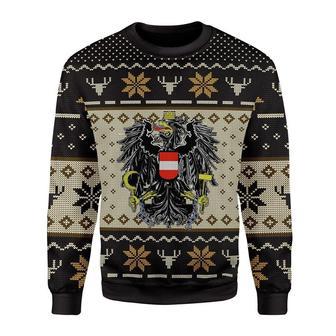 Austria Coat of Arms Ugly Christmas Sweater | Favorety DE