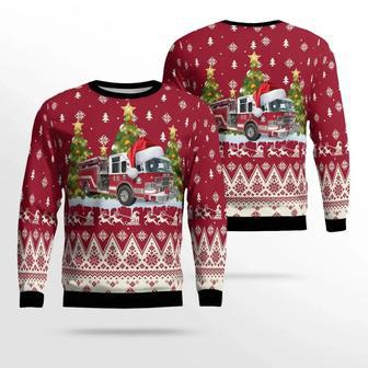 Avalon Volunteer Fire Department, Avalon, NJ Christmas AOP Ugly Sweater | Favorety AU