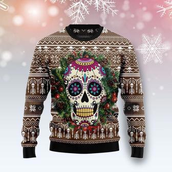 Awesome Sugar Skull Ugly Christmas Sweater | Favorety UK