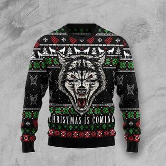 Awesome Wolf Ugly Christmas Sweater | Favorety