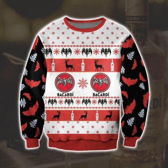 Bacardi Wine Knitting Pattern Print Ugly Christmas Sweater | Favorety DE