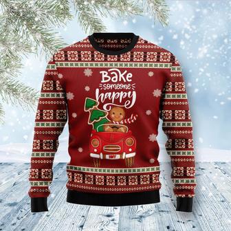 Bake Someone Happy Ugly Christmas Sweater | Favorety