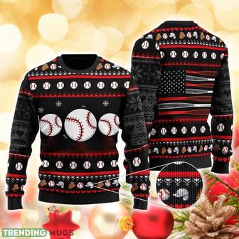 Baseball Balls Sweater Ugly Christmas Sweater For Men Women | Favorety CA