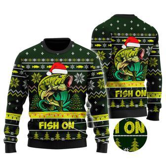 Bass Fishing Ugly Christmas Sweater | Favorety